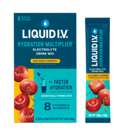 Liquid I.V.® Golden Cherry Hydration Multiplier® Powdered Electrolyte Drink Mix, 6 Count Packets