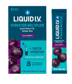 Liquid I.V.® Açaí Berry Hydration Multiplier® Powdered Electrolyte Drink Mix, 6 Count Packets