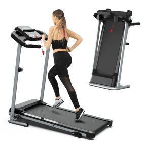 Treadmill JK106 (Color: grey)