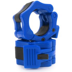 Olympic Barbell Clamp Collars (Option: Blue)