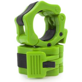 Olympic Barbell Clamp Collars (Option: Lime)