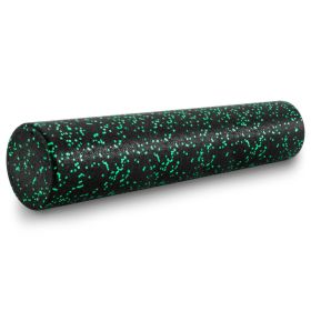 High Density Speckled Foam Roller 36x6-in (Option: Black/Green)