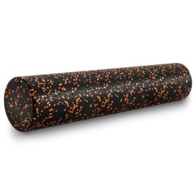 High Density Speckled Foam Roller 36x6-in (Option: Black/Orange)
