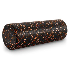 High Density Speckled Foam Roller 18x6-in (Option: Black/Orange)