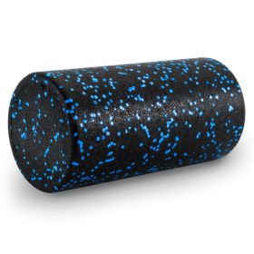 High Density Speckled Foam Roller 12x6-in (Option: Black/Blue)