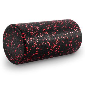 High Density Speckled Foam Roller 12x6-in (Option: Black/Red)